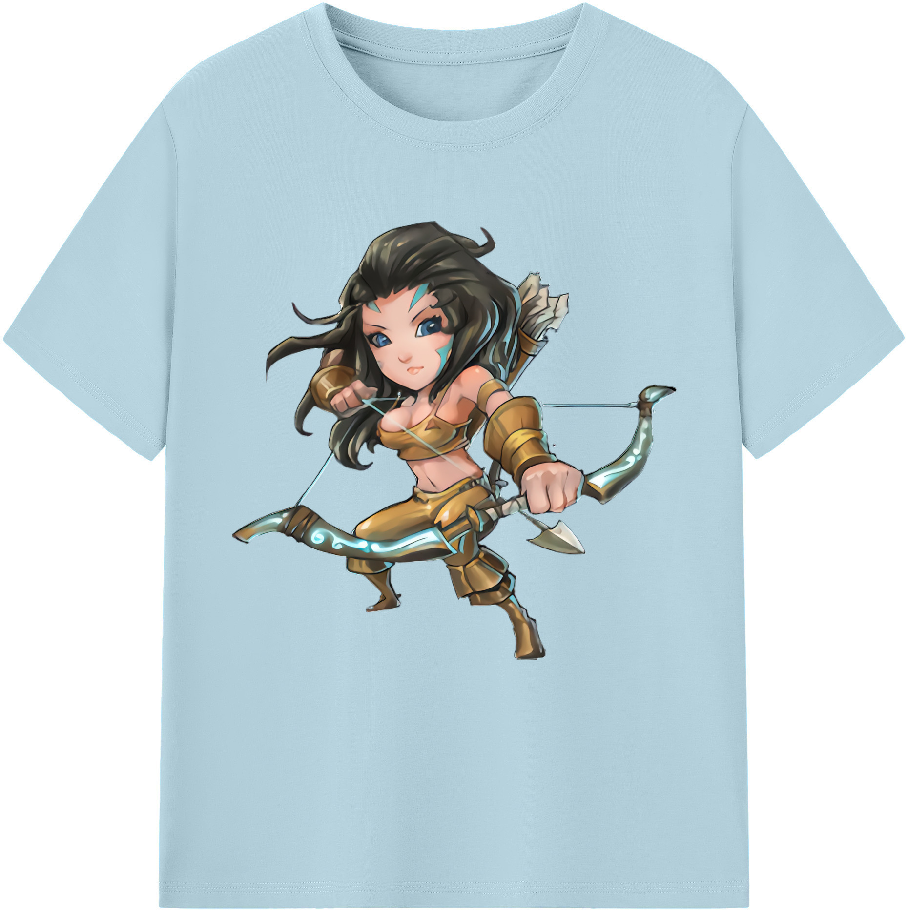 リーグ・オブ・レジェンド League of Legends LOL 綿100％半袖Tシャツ（フロントプリント）